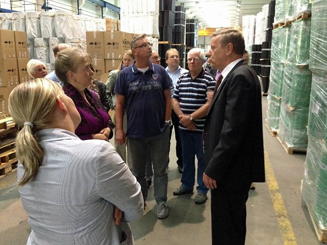 SGW zu Besuch bei ISOPLUS (Foto: SGW) SGW zu Besuch bei ISOPLUS (Foto: SGW)