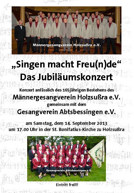 Mein lieber Herr Gesangsverein (Foto: Steffen Luprian) Mein lieber Herr Gesangsverein (Foto: Steffen Luprian)