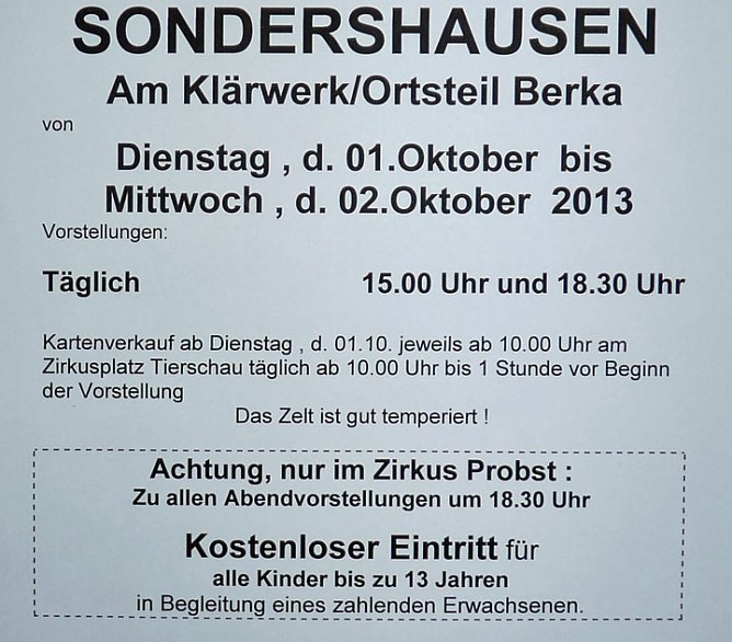 Der Zirkus kommt (Foto: Zirkus Probst) Der Zirkus kommt (Foto: Zirkus Probst)