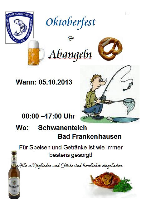 Abangeln und mehr (Foto: Stadt Bad Frankenhausen) Abangeln und mehr (Foto: Stadt Bad Frankenhausen)