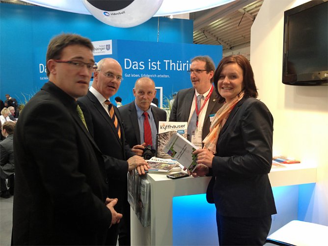 Auf Expo Real präsent (Foto: Landratsamt Kyffhäuserkreis) Auf Expo Real präsent (Foto: Landratsamt Kyffhäuserkreis)