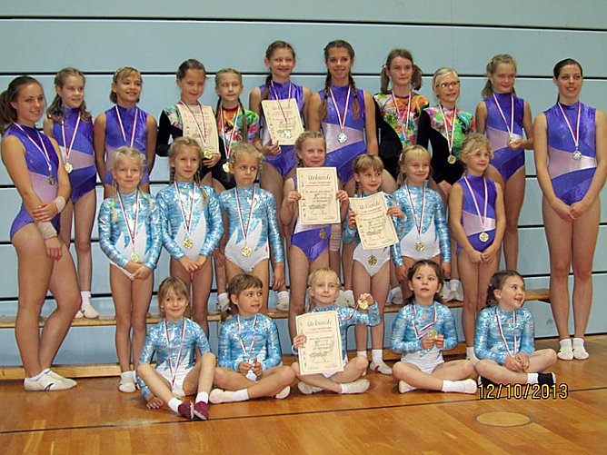 Bei Turngaumannschaftsmeisterschaften erfolgreich (Foto: SV Gl&uuml;ckauf Sondershausen Turnen)