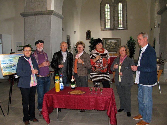 Ausstellung in der Veits-Kirche (Foto: Marianne Liebau)
