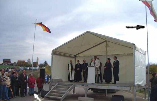 Fahnenmast (Foto: Annemarie Brunsch)