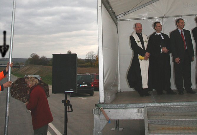 Fahnenmast (Foto: G&uuml;nter Herting)