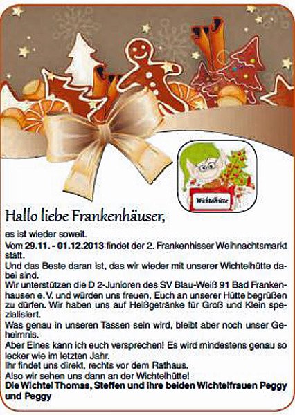 Die Wichtelh&uuml;tte freut sich auf EUCH (Foto: Thomas und Steffen)