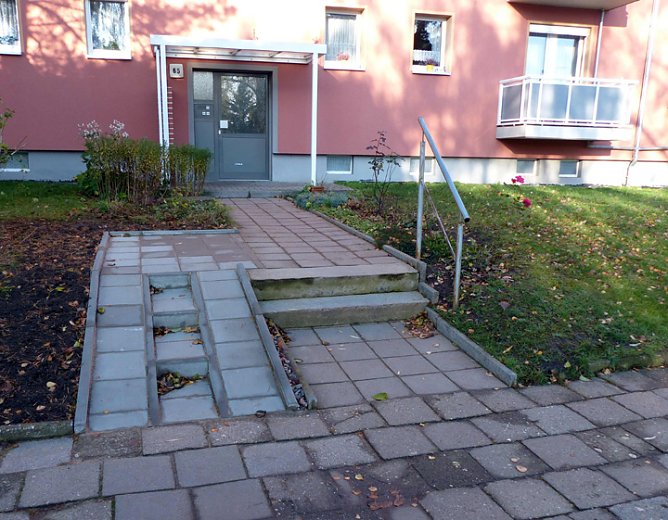 Barriereabbau im Wohnumfeld (Foto: Wolf-J&uuml;rgen Tr&auml;ger)