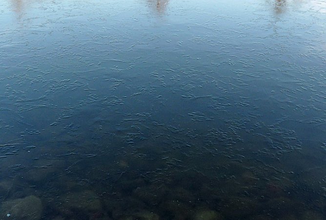 Eisglatt war es! (Foto: Karl-Heinz Herrmann) Eisglatt war es! (Foto: Karl-Heinz Herrmann)