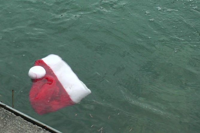 Weihnachtsmann verschwunden? (Foto: Karl-Heinz Herrmann)