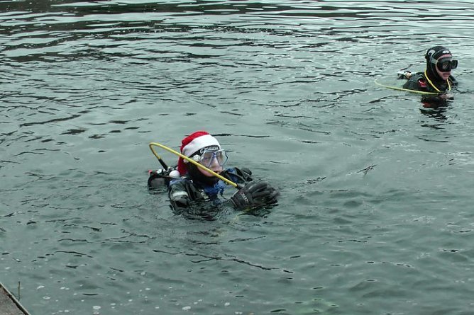 Weihnachtsmann verschwunden? (Foto: Karl-Heinz Herrmann)
