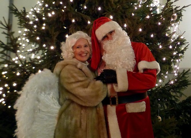 Weihnachtsengel, Weihnachtsmann (Foto: B. Susemihl)