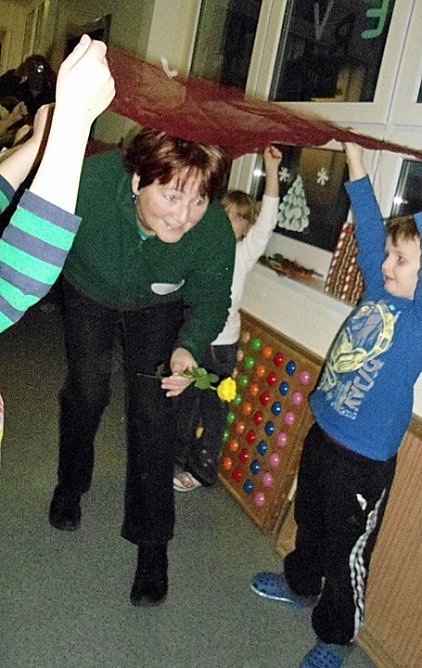 Tsch&uuml;ss Tante Karin (Foto: Kindervilla Bad Frankenhausen)