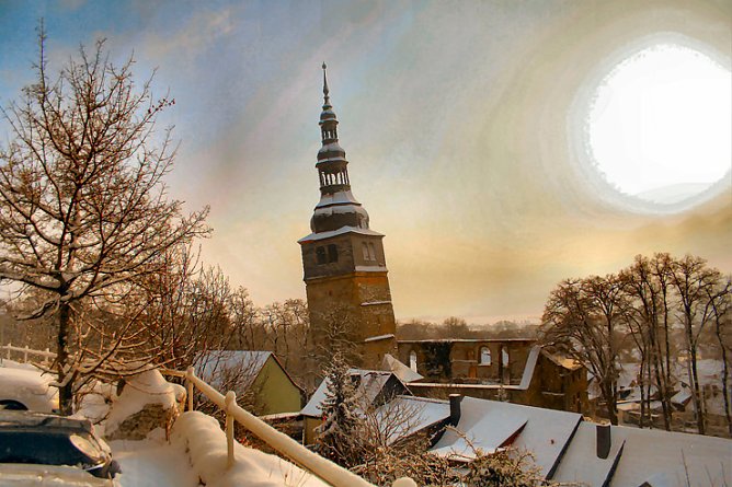Der Schiefe Turm auf Facebook (Foto: Stadt Bad Frankenhausen) Der Schiefe Turm auf Facebook (Foto: Stadt Bad Frankenhausen)