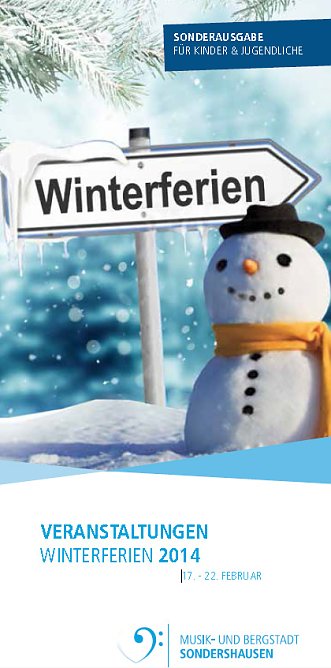 Deckblatt Flyer Winterferien (Foto: Stadt Sondershausen)