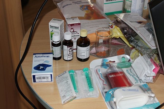 Mit Apothekerin gefr&uuml;hst&uuml;ckt (Foto: Karl-Heinz Herrmann)