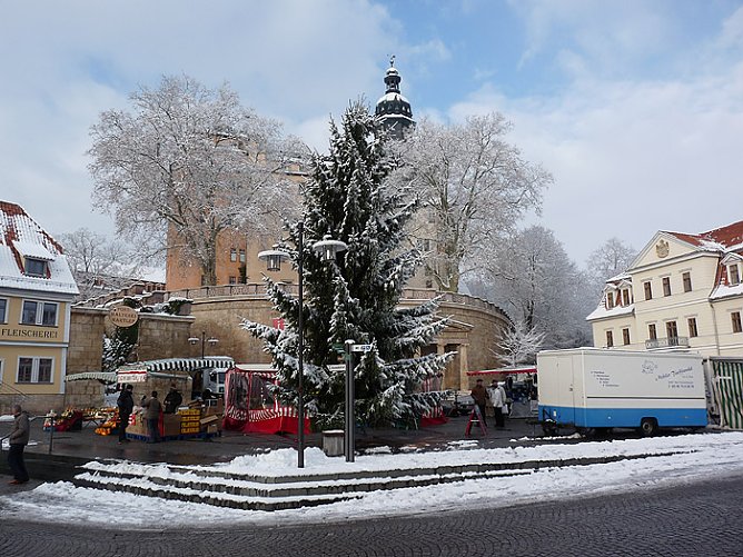 Weihnachtsbaum Sondershausen 2008 (Foto: Karl-Heinz Herrmann)