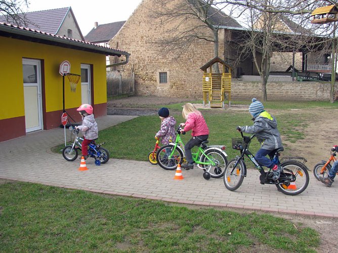 Verkehrssicherheitstag in der Kindertageseinrichtung (Foto: Bernd M&uuml;ller)
