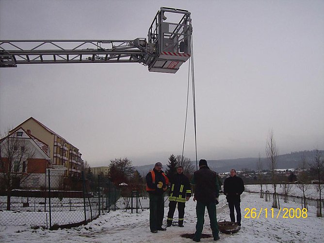 Rettungs&uuml;bung beim TAZ (Foto: TAZ Sondershausen)
