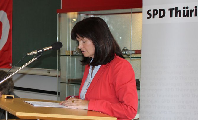 SPD Kreisparteitag in der Diskussion (Foto: Karl-Heinz Herrmann)