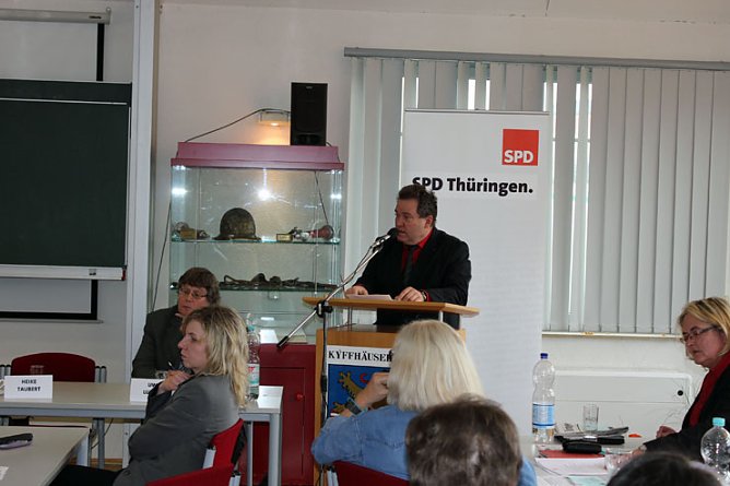 SPD Kreisparteitag in der Diskussion (Foto: Karl-Heinz Herrmann)