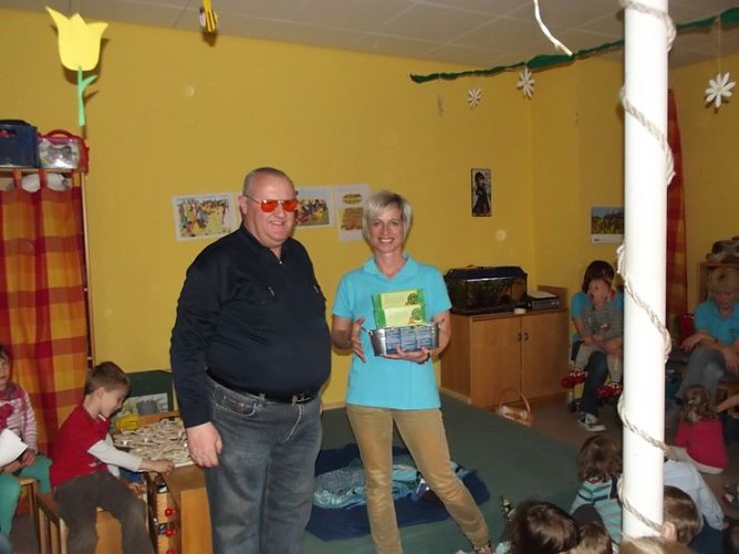 Gärtner gratulieren Arche Noah zum 23. Geburtstag (Foto: Thomas Leipold) Gärtner gratulieren Arche Noah zum 23. Geburtstag (Foto: Thomas Leipold)