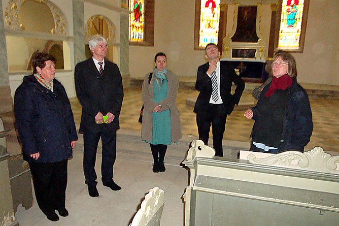Unterkirche besucht (Foto: Peter Zimmer)
