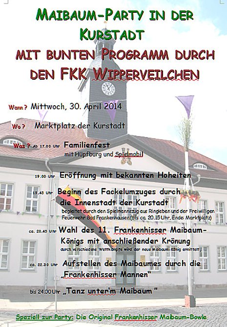 Maibaumkönig (Foto: Stadt Bad Frankenhausen) Maibaumkönig (Foto: Stadt Bad Frankenhausen)