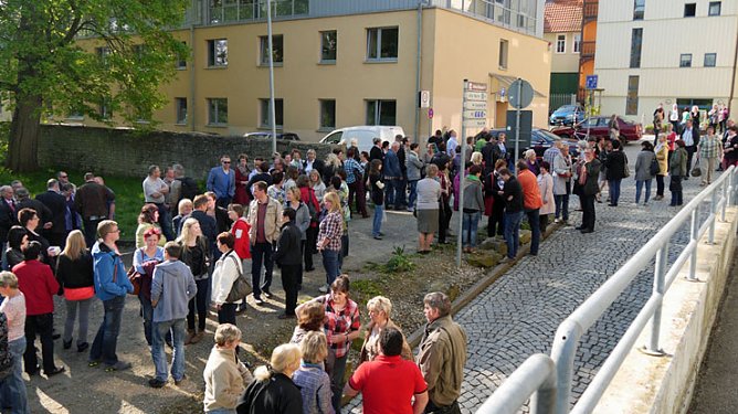 Landratsamt wegen &Uuml;bung evakuiert (Foto: Landratsamt Kyffh&auml;userkreis)