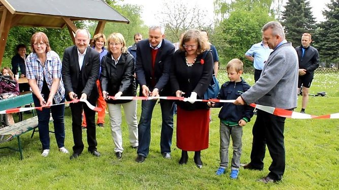 Und wieder ist ein Teilstück UWR fertig (Foto: Karl-Heinz Herrmann) Und wieder ist ein Teilstück UWR fertig (Foto: Karl-Heinz Herrmann)