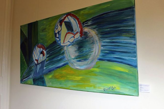 Neue Ausstellung in Musikschule (Foto: Karl-Heinz Herrmann)