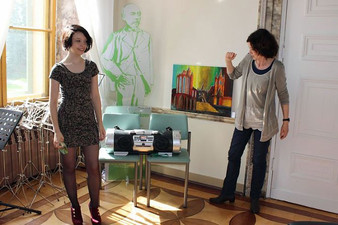 Neue Ausstellung in Musikschule (Foto: Karl-Heinz Herrmann)