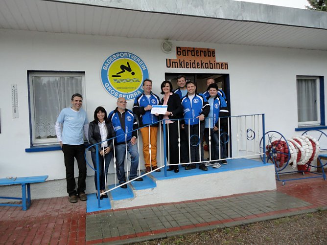 Für Steigerung der Attraktivität des Bades (Foto: Badesportverein Großfurra) Für Steigerung der Attraktivität des Bades (Foto: Badesportverein Großfurra)