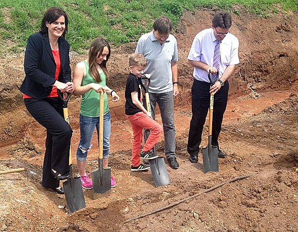 Grundstein gelegt (Foto: Landratsamt Kyffh&auml;userkreis)