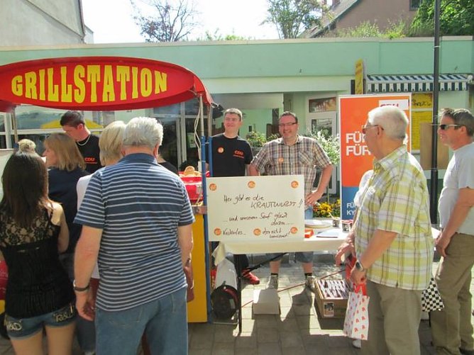 Abschluss Wahlkampf (Foto: CDU Bad Frankenhausen)