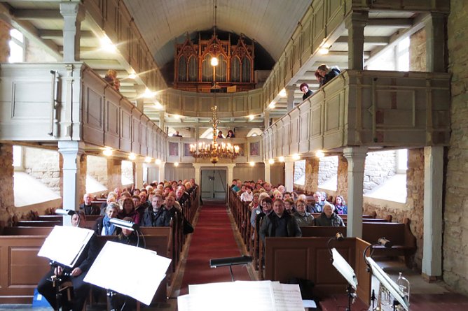 Strobel-Orgel in Schernberg (Foto: Evangelischer Kirchenkreis Bad Frankenhausen-Sondershausen) Strobel-Orgel in Schernberg (Foto: Evangelischer Kirchenkreis Bad Frankenhausen-Sondershausen)