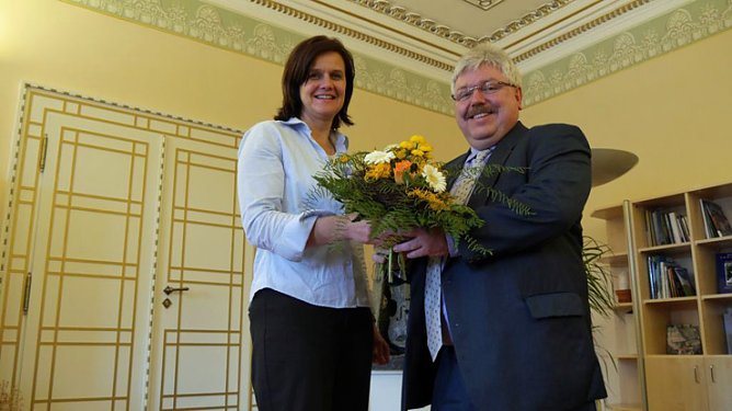 Bürgerbeauftragter war vor Ort (Foto: Landratsamt Kyffhäuserkreis) Bürgerbeauftragter war vor Ort (Foto: Landratsamt Kyffhäuserkreis)