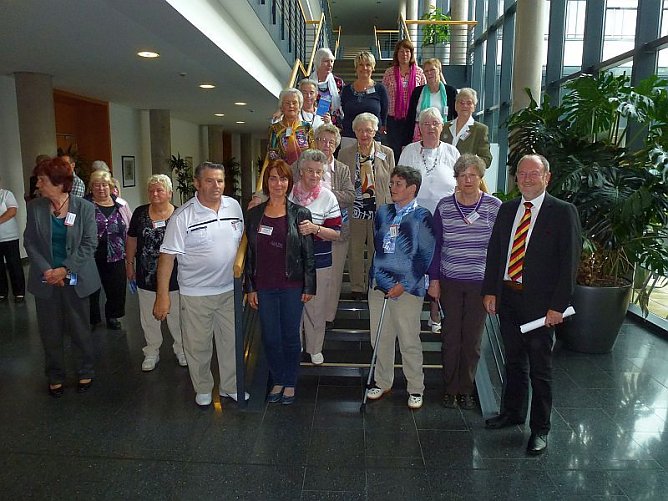 Landtag besucht (Foto: Familie Kieper)