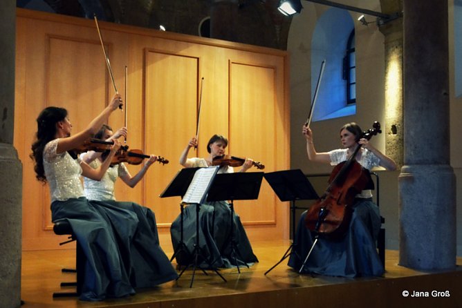 Klenke-Quartet begeisterte (Foto: Jana Groß) Klenke-Quartet begeisterte (Foto: Jana Groß)