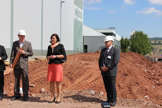 WAGO legt in Sondershausen den Grundstein (Foto: Karl-Heinz Herrmann)