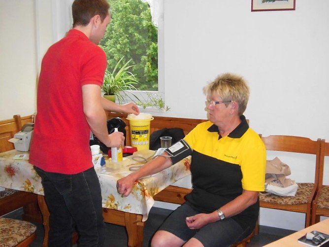 Blutspende f&uuml;r die "Arche Noah" (Foto: Kita Gro&szlig;furra)