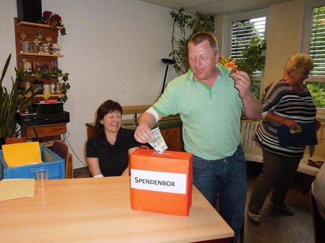 Blutspende f&uuml;r die "Arche Noah" (Foto: Kita Gro&szlig;furra)