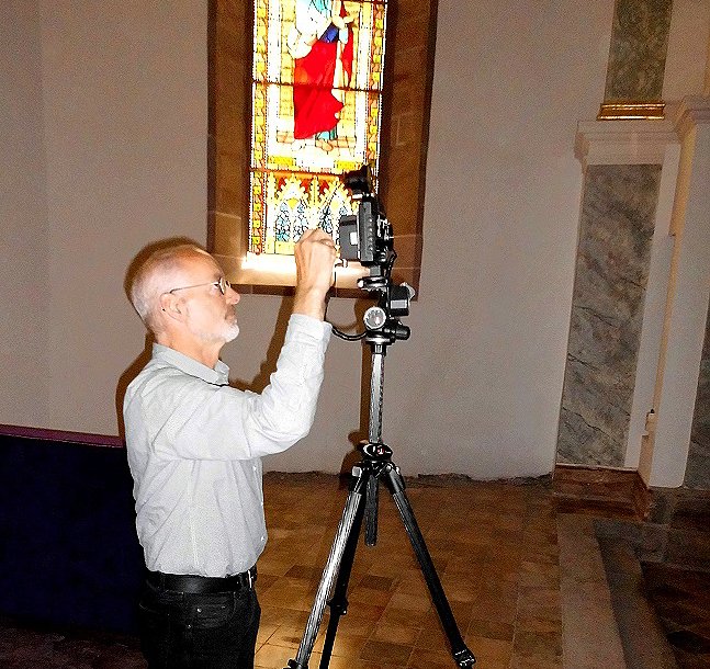 Unterkirche ins rechte Licht ger&uuml;ckt (Foto: Peter Zimmer)