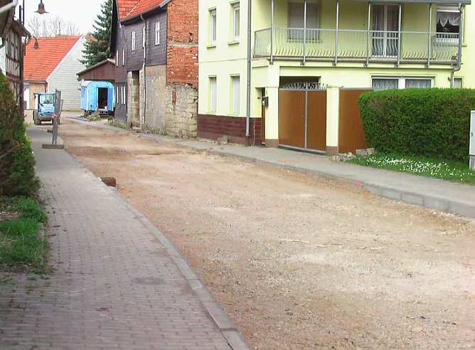 Ortsdurchfahrt Gro&szlig;berndten (Foto: Karl-Heinz Herrmann)