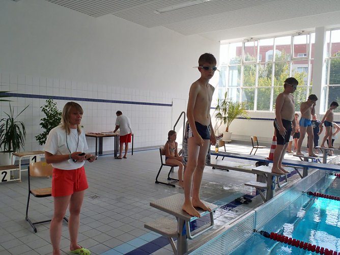 Von den Kreisjugendspielen im Schwimmen (Foto: Wasserwacht Sondershausen)