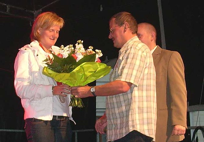 Annkatrin Thiele - Silbermedaillengewinnerin (Foto: Karl-Heinz Herrmann)