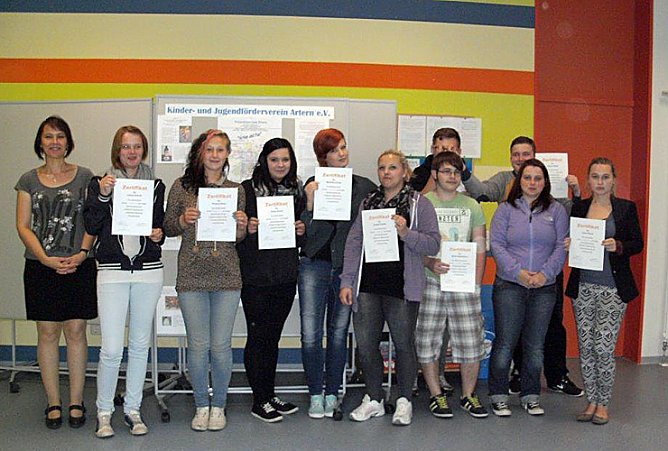 Erfolgreiches Bewerbertraining (Foto: Freizeitzentrum Artern)