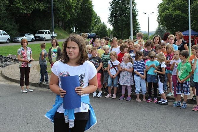 Blickfang (Eye-Catcher) eingeweiht (Foto: Karl-Heinz Herrmann)