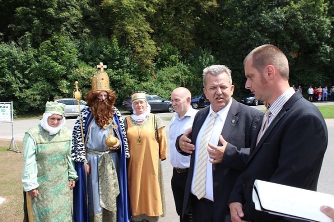 Blickfang (Eye-Catcher) eingeweiht (Foto: Karl-Heinz Herrmann)