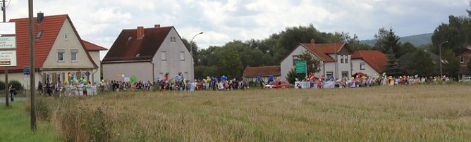 Zeichen gegen Rechts gesetzt (Foto: Karl-Heinz Herrmann)