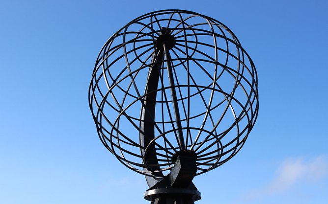 Gru&szlig; vom Nordkap (Foto: Karl-Heinz Herrmann)